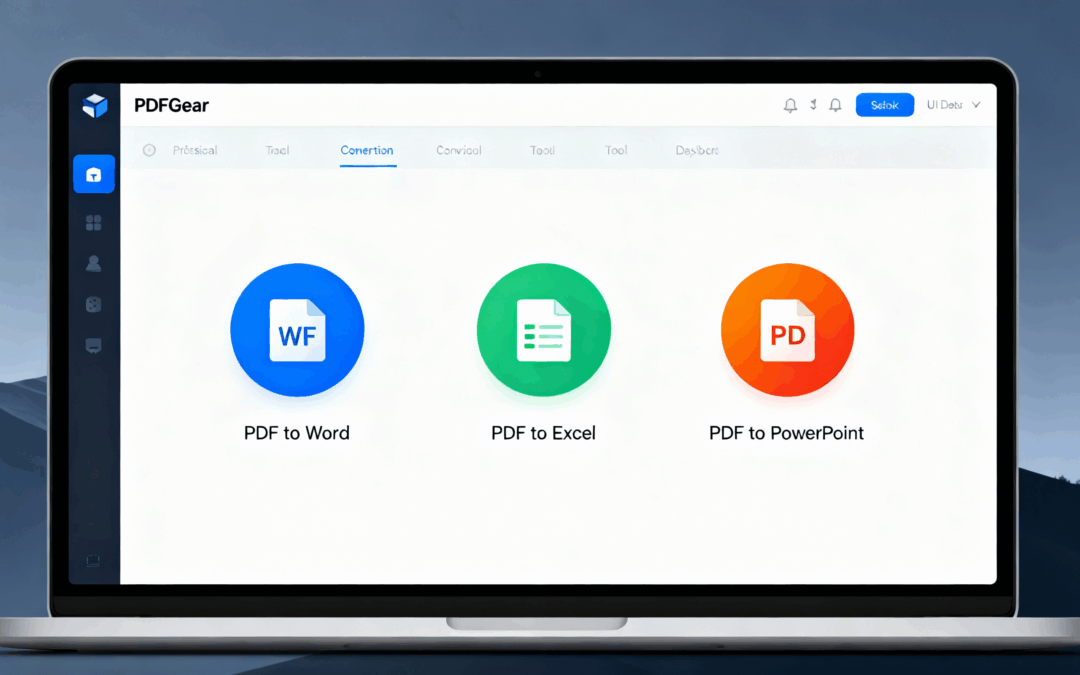 PDFgear le couteau suisse du PDF