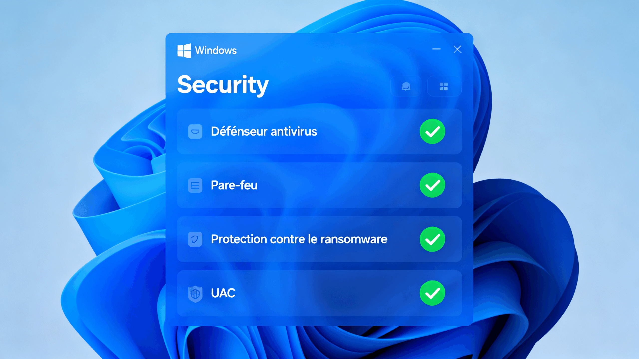 Interface "Sécurité Windows